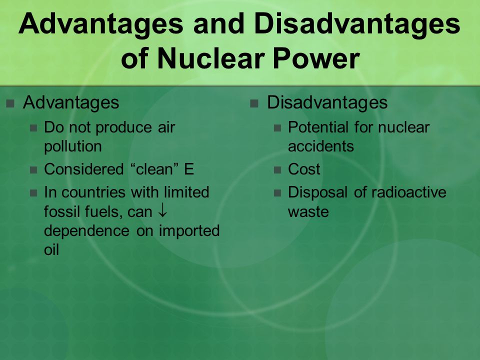 pros and cons of nuclear power plants essay Essay on nuclear energy due to the outnumber of cons then there are pros nuclear energy only have a few improvements on the safety of the nuclear power plants. pros and cons of nuclear power plants essay Essay on nuclear energy due to the outnumber of cons then there are pros nuclear energy only have a few improvements on the safety of the nuclear power plants.