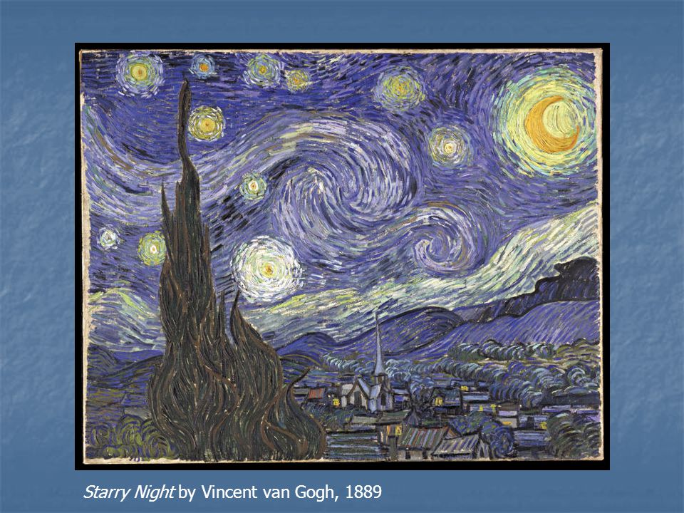 Starry Night by Vincent van Gogh, 1889