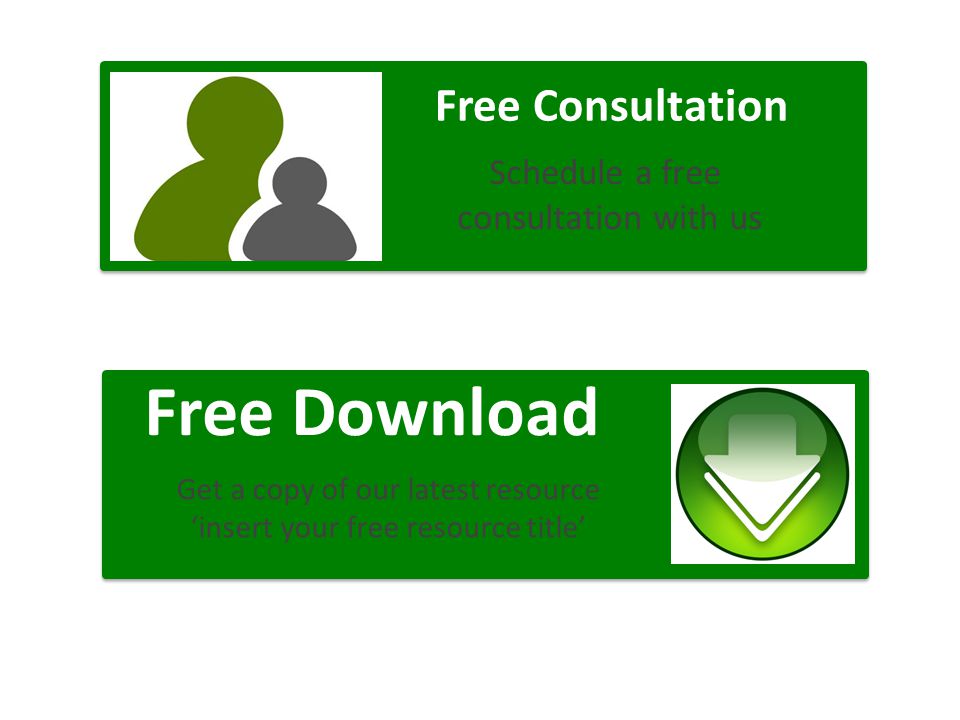 Free Consultation Schedule a free consultation with us Free Download Get a copy of our latest resource ‘insert your free resource title’