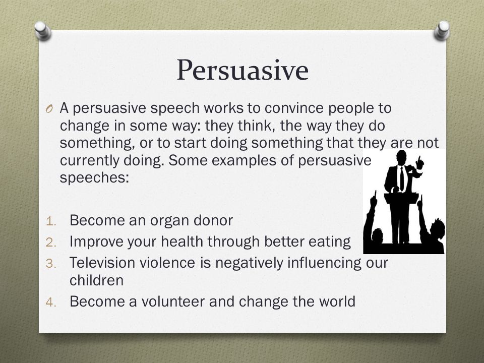 Types Of Evidence In A Persuasive Essay