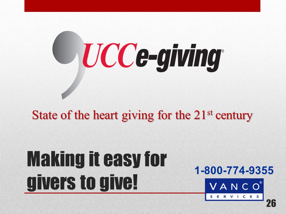 Making it easy for givers to give.