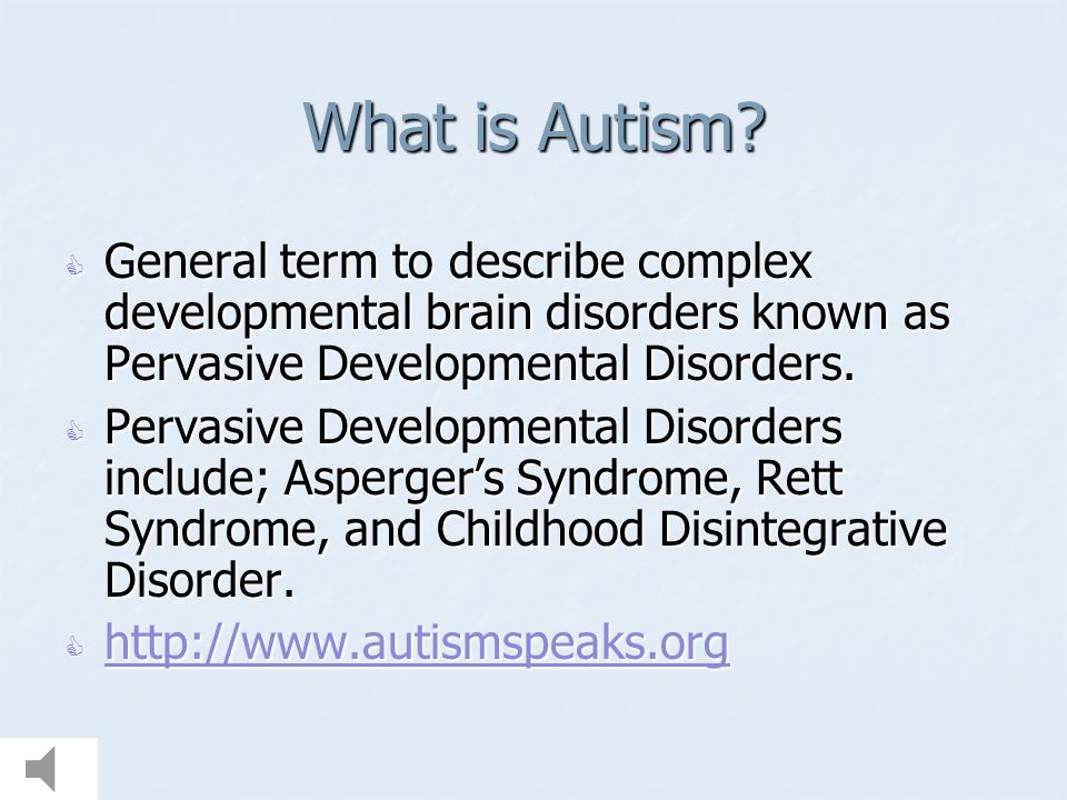 Autism Spectrum Disorders By Latrica Kestner
