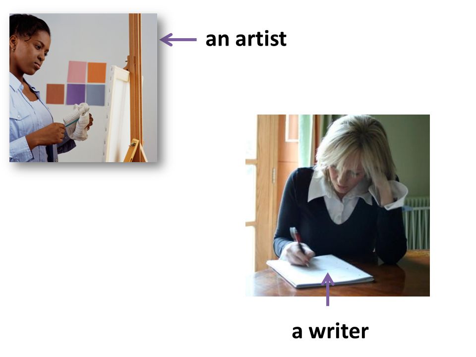 an artist a writer