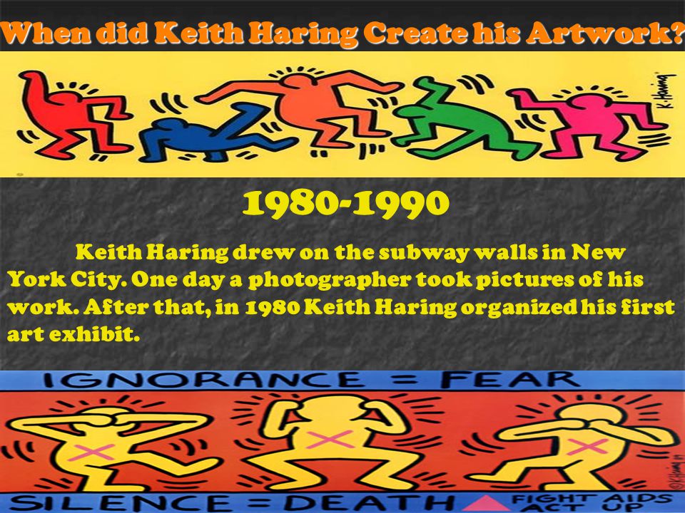 Where did Keith Haring Create his Art.  Everywhere in and on New York City.