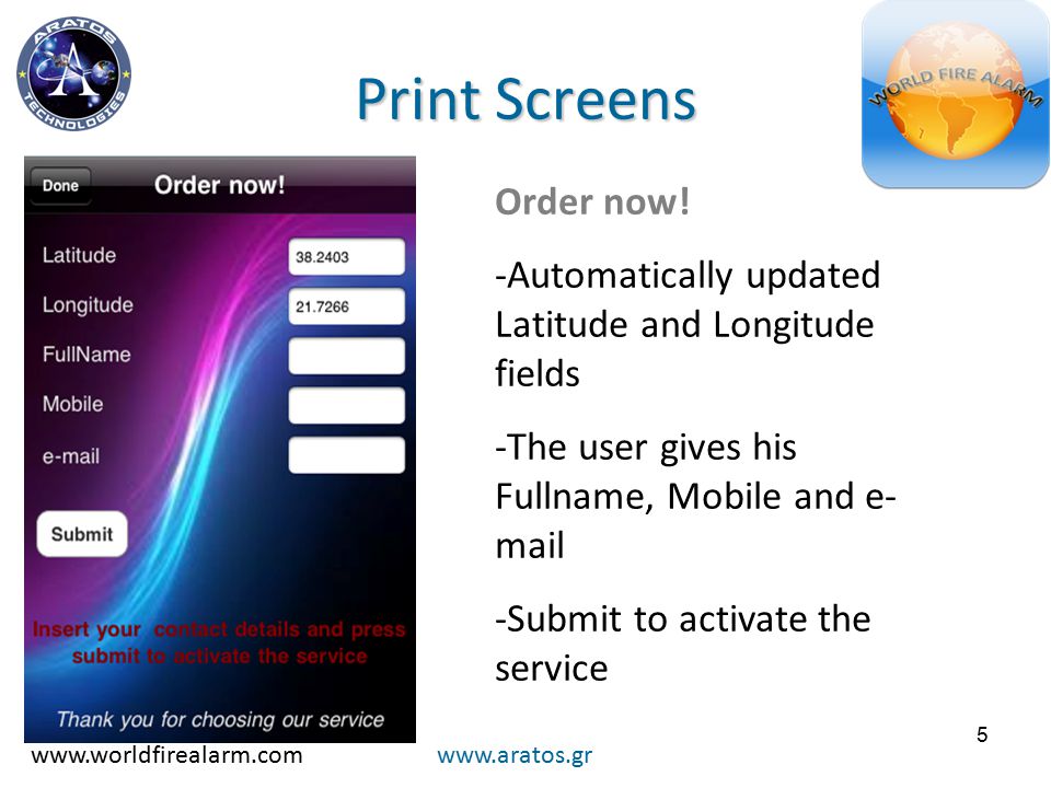 5 Print Screens   Order now.