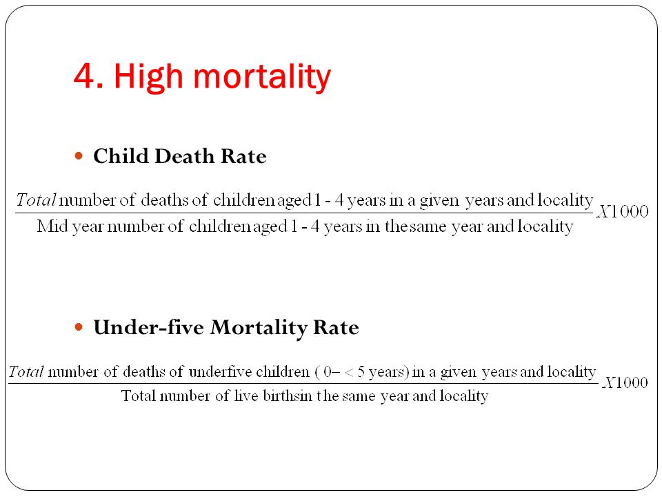 Presented By Dr Soha Rashed Professor Of Community Medicine High Mortality Child Rate Under Five