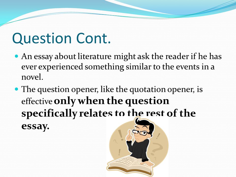 Writing Essays About Literature