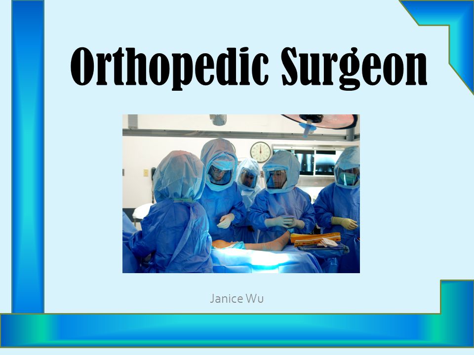 Orthopedic Surgeon Janice Wu