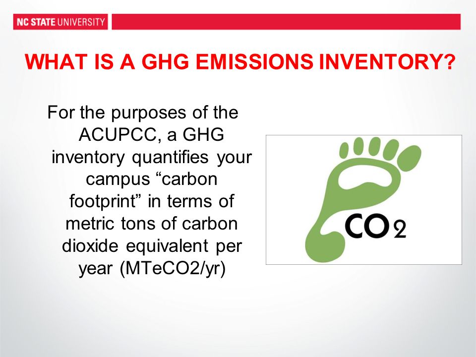 WHAT IS A GHG EMISSIONS INVENTORY.