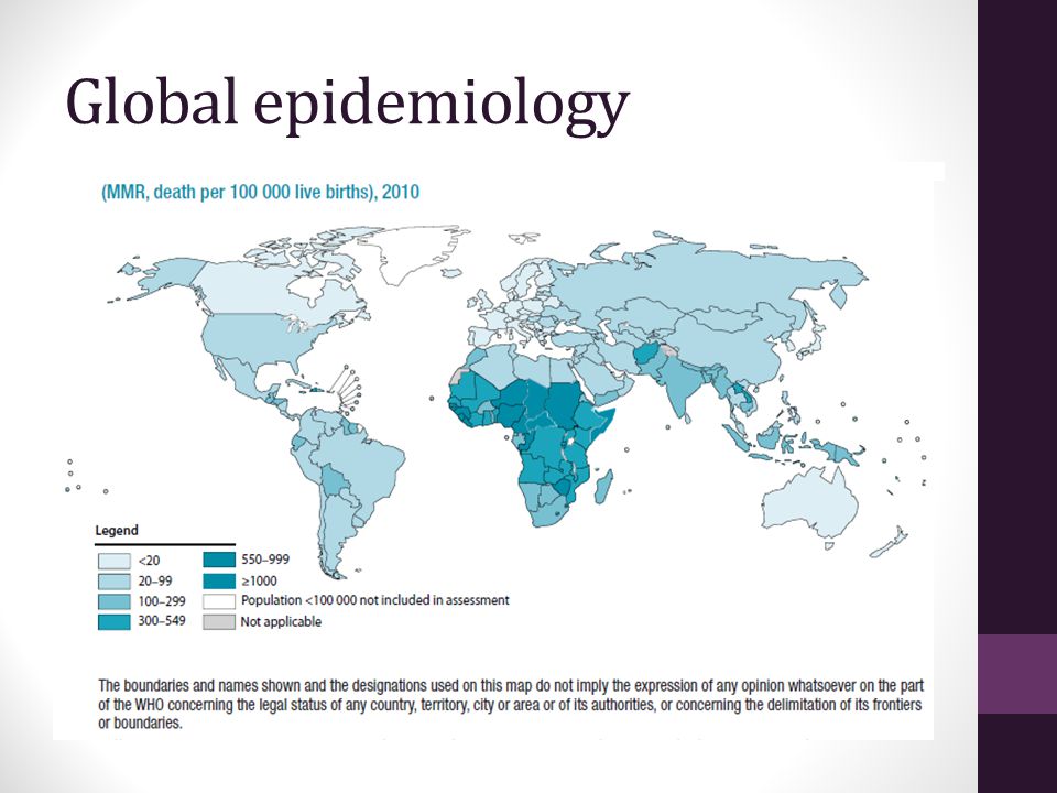 Global epidemiology