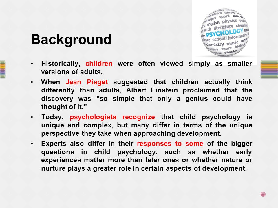 Dissertation Proposal Early Childhood Studies
