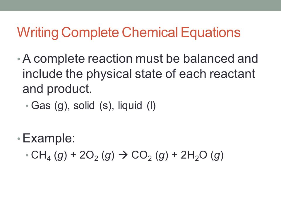 Complete The Chemical Equation Talkchannels Chemical Reactions And Equations Chapter 9 Reaction A