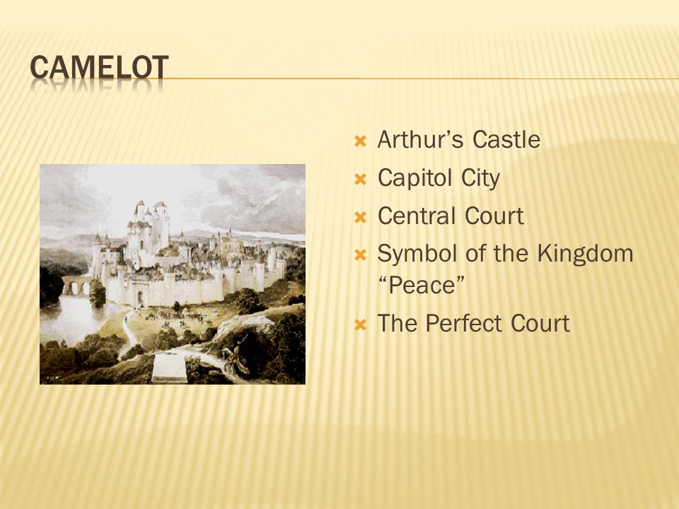  Arthur’s Castle  Capitol City  Central Court  Symbol of the Kingdom Peace  The Perfect Court
