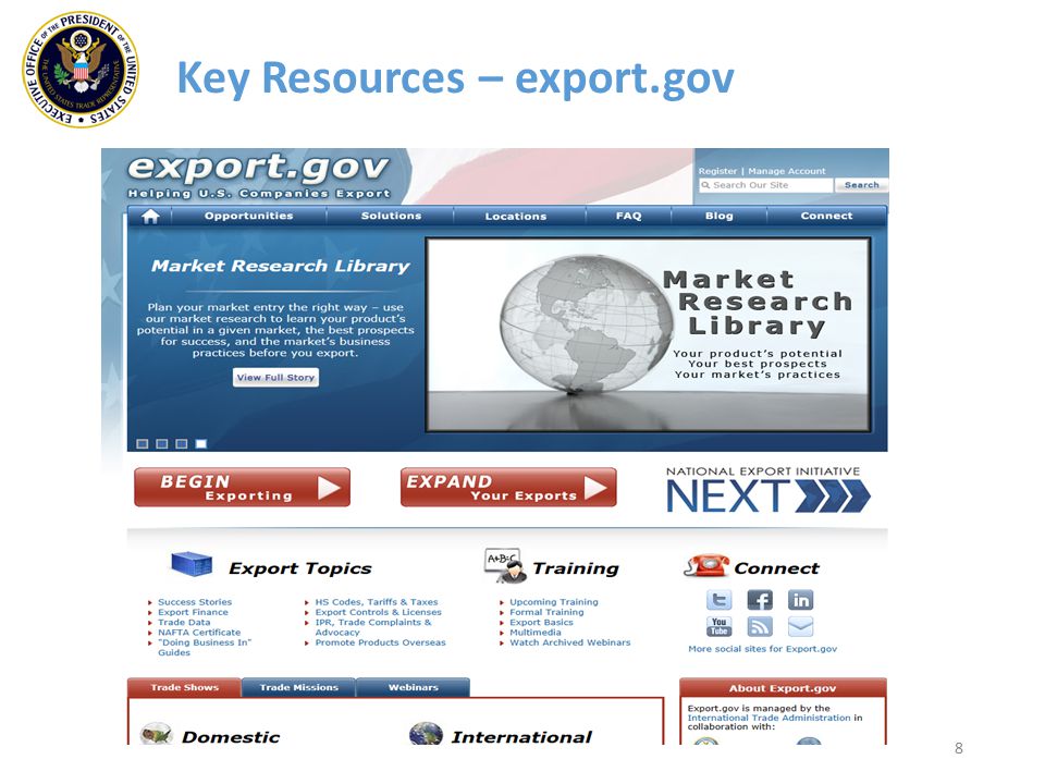 8 Key Resources – export.gov