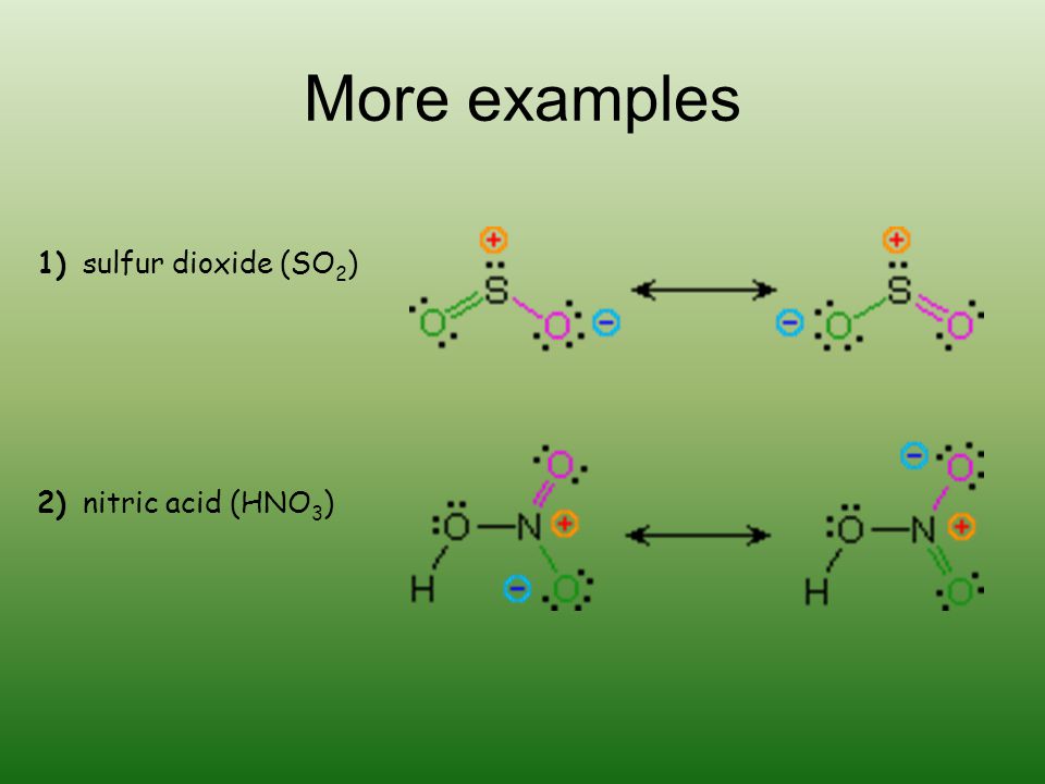 1) sulfur dioxide (SO 2 ) 2) nitric acid (HNO 3 )