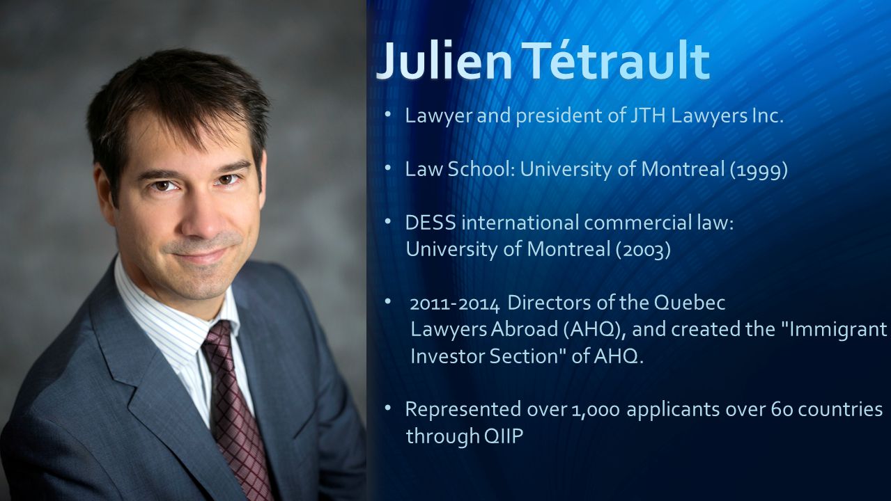 Lawyer and president of JTH Lawyers Inc.