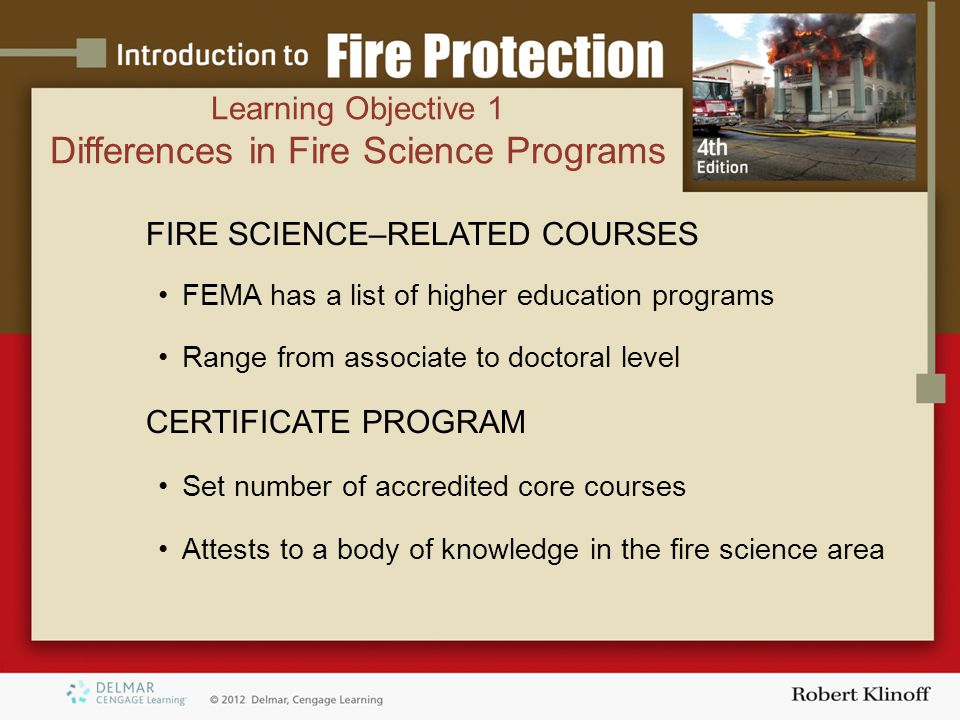 firefighter certificate