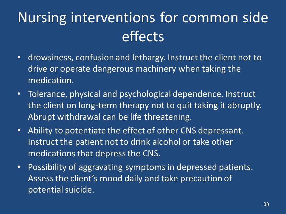 Nursing intervention for suicide and depression