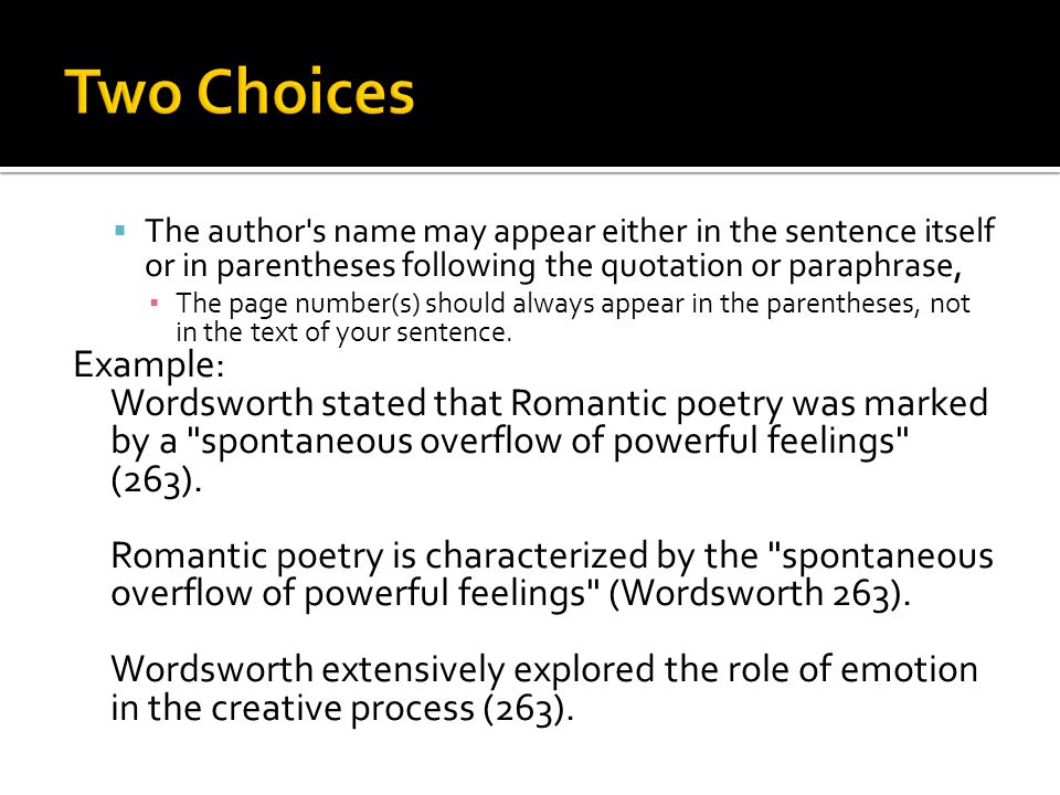 Paraphrasing Essay