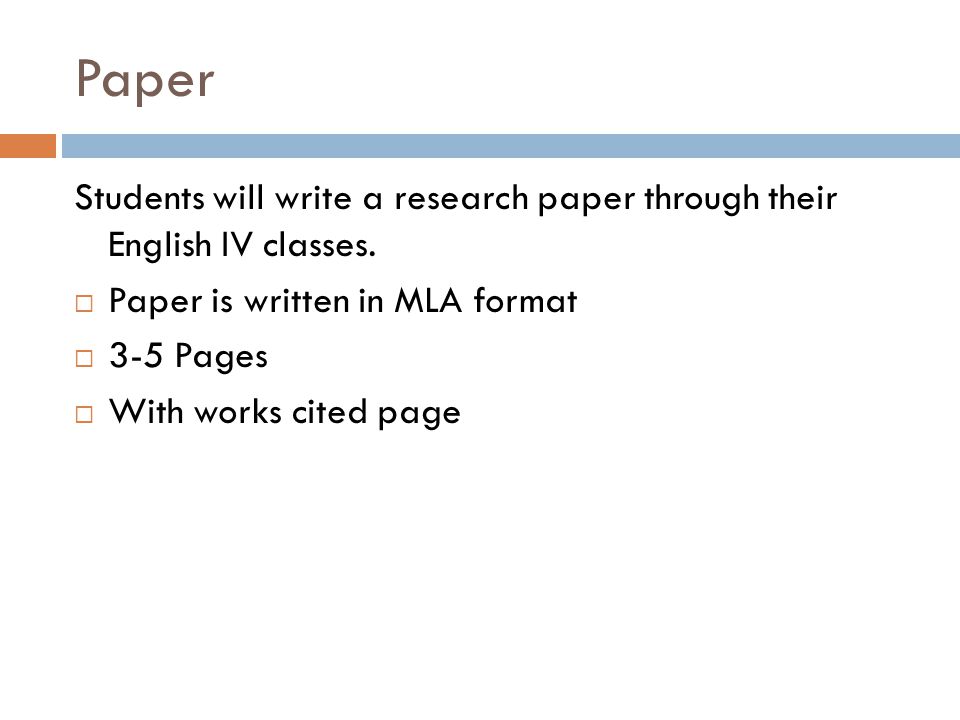 Senior Project Research Paper