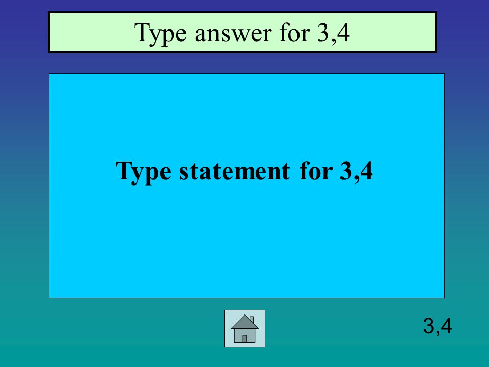 3,3 Type in statement for 3,3 Type in the answer for 3,3