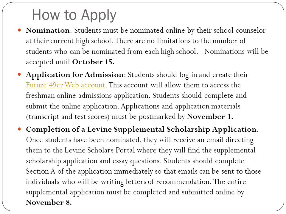 scholarship essay format