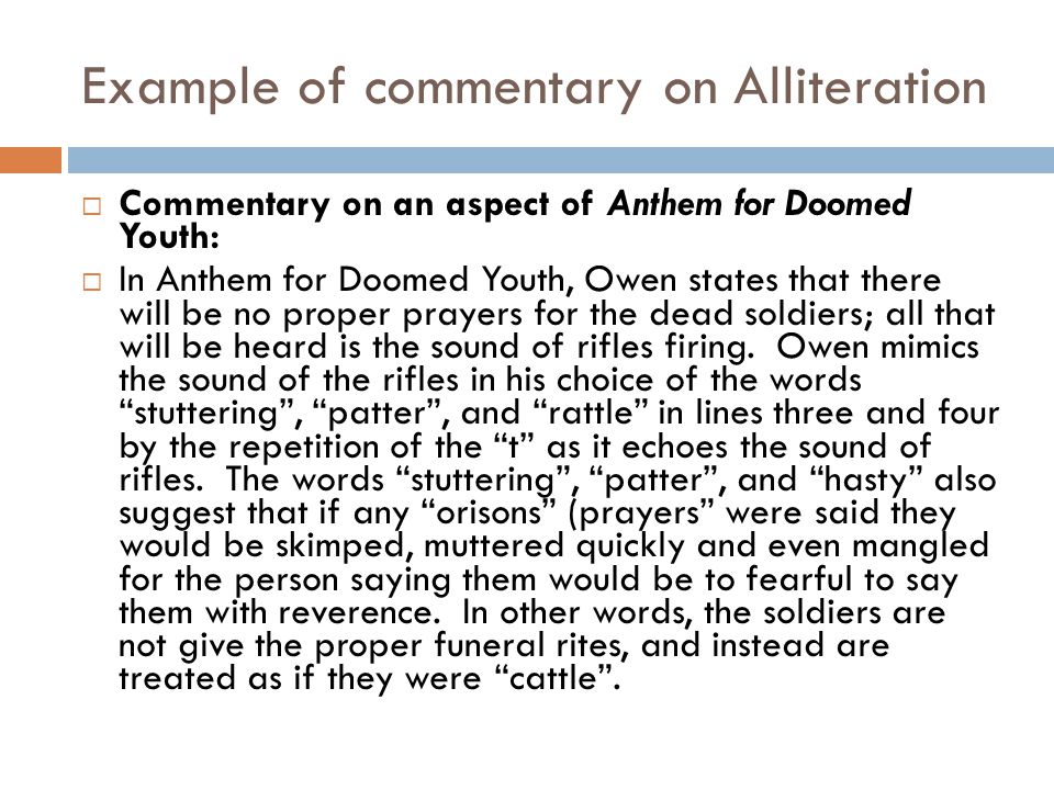 anthem for a doomed youth analysis anthem for a doomed youth analysis