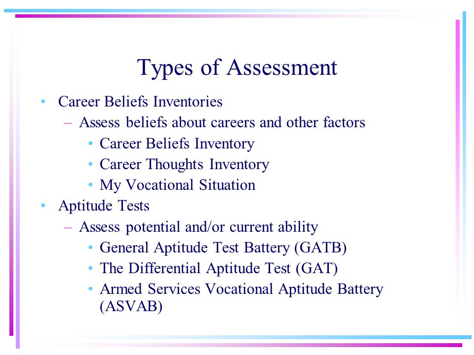 career assessment test