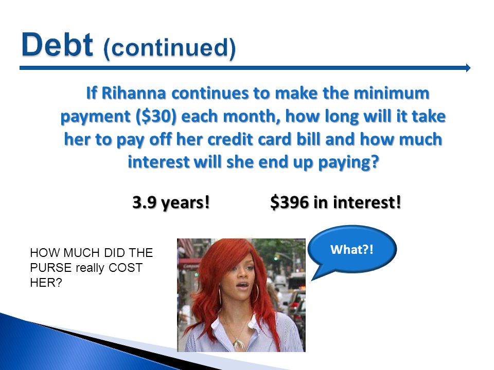 how long pay off credit card