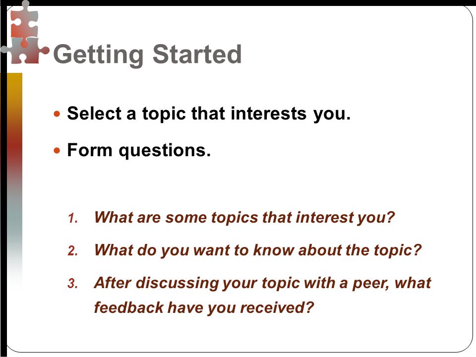 Literature review topic ideas