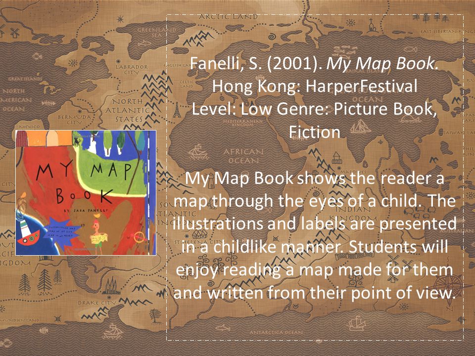 Fanelli, S. (2001). My Map Book.