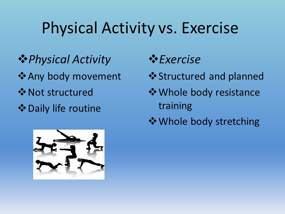 Physical Activity vs.