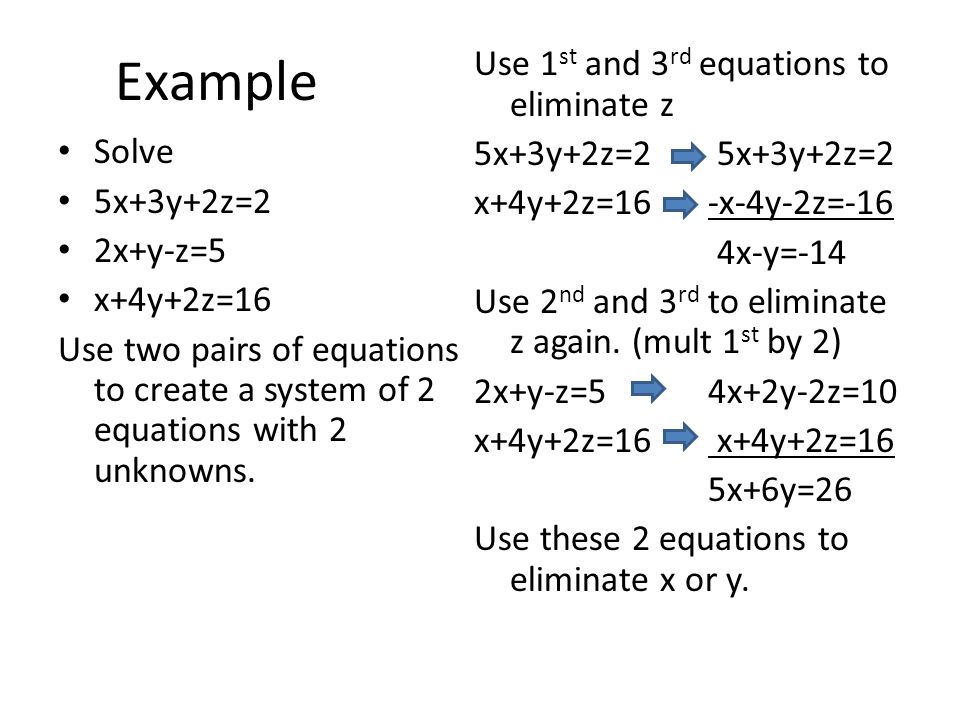 Equations With 2 Variables Talkchannels System Of 2 Equations 3 Variables Talkchannels