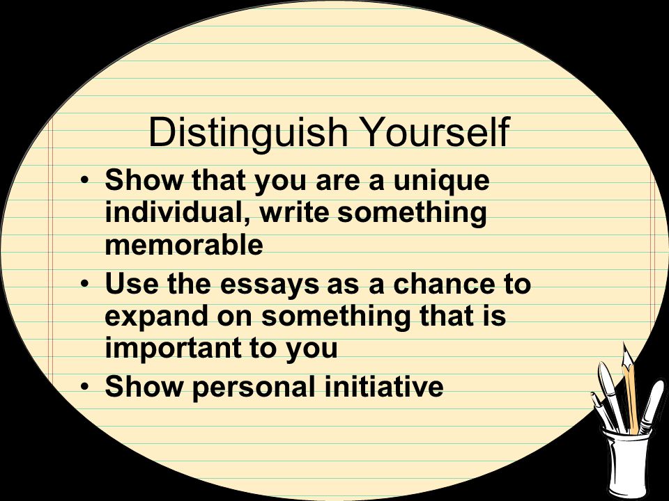 writing a essay about yourself