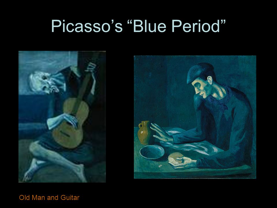 Picasso’s Blue Period Old Man and Guitar