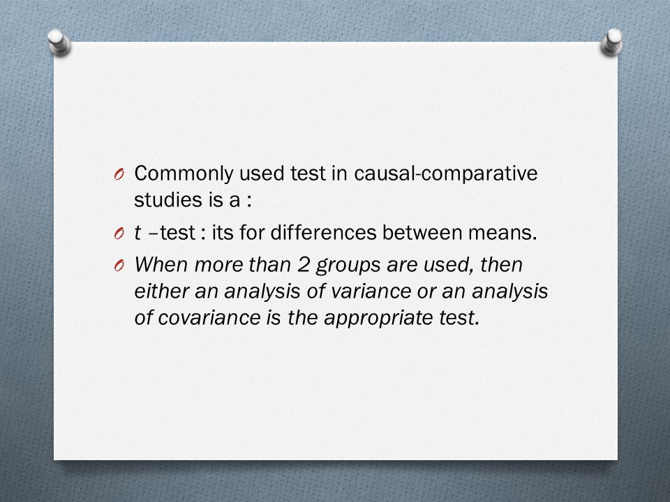 causal comparative study