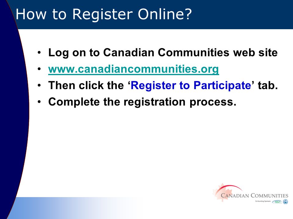How to Register Online.