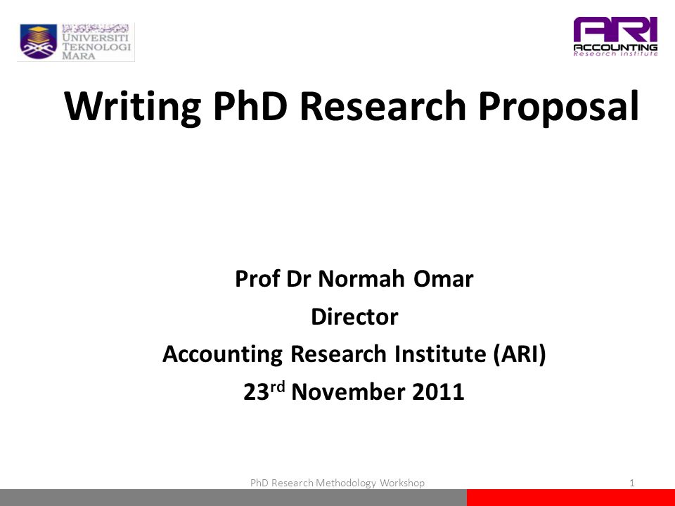 Writing A Phd Proposal