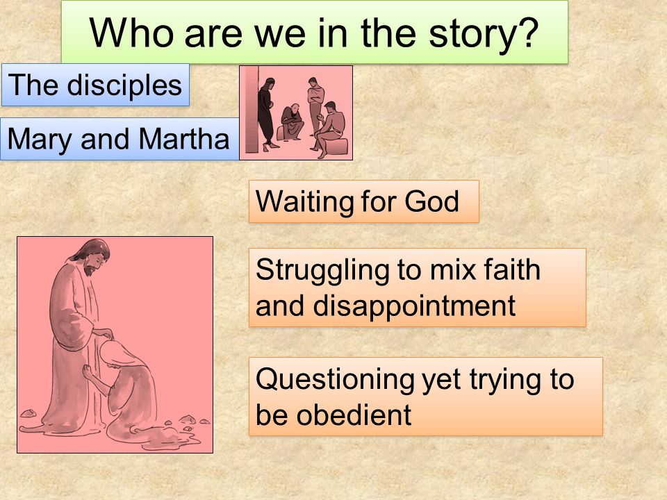 Who are we in the story.