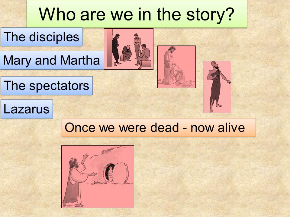 Who are we in the story.