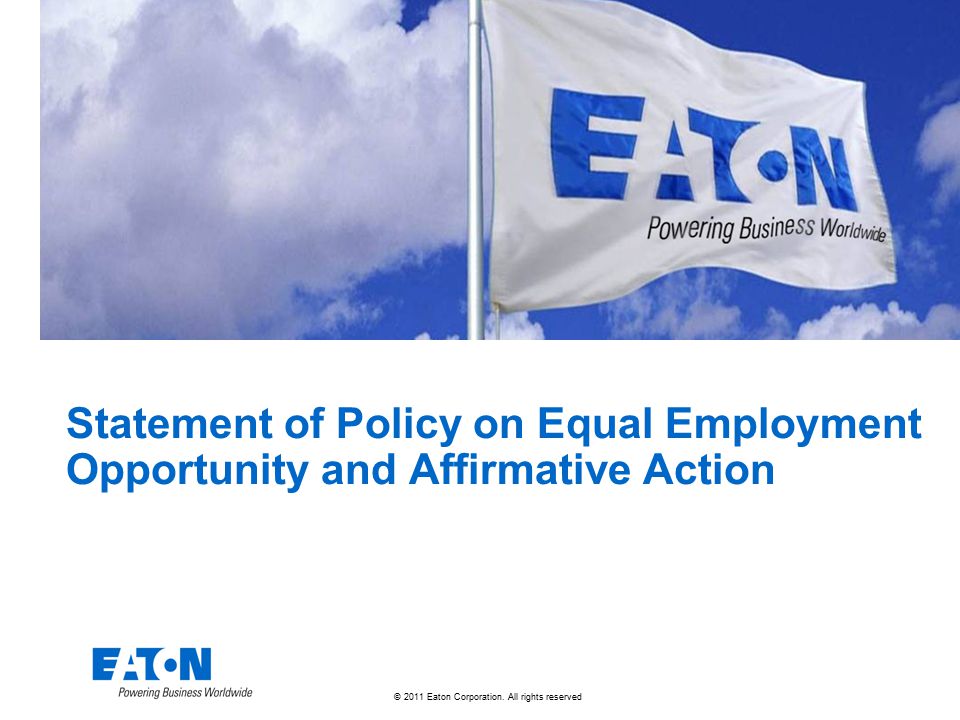 © 2011 Eaton Corporation. All rights reserved.