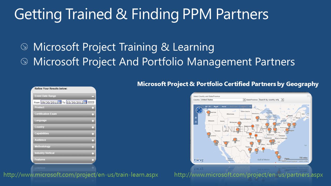 Microsoft Project & Portfolio Certified Partners by Geography