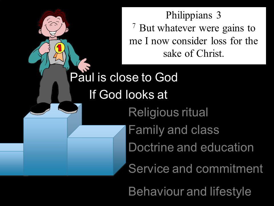 Philippians 3 7 But whatever were gains to me I now consider loss for the sake of Christ.