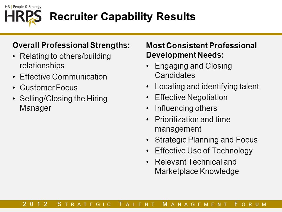 professional strengths