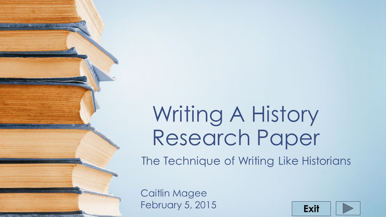 writing history papers In history courses, you should use the traditional endnote or footnote system with superscript numbers when citing sources do not use parenthetical author-page numbers as a general rule exceptions include: short discussion assignments five page analytical papers where you have been assigned the specific texts that you are analyzing. writing history papers In history courses, you should use the traditional endnote or footnote system with superscript numbers when citing sources do not use parenthetical author-page numbers as a general rule exceptions include: short discussion assignments five page analytical papers where you have been assigned the specific texts that you are analyzing.