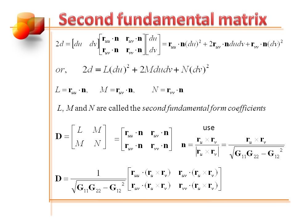 anupam saxena associate professor indian institute of technology second fundamental form
