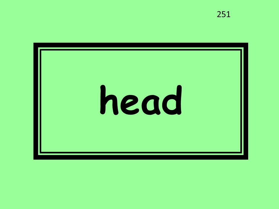 head 251