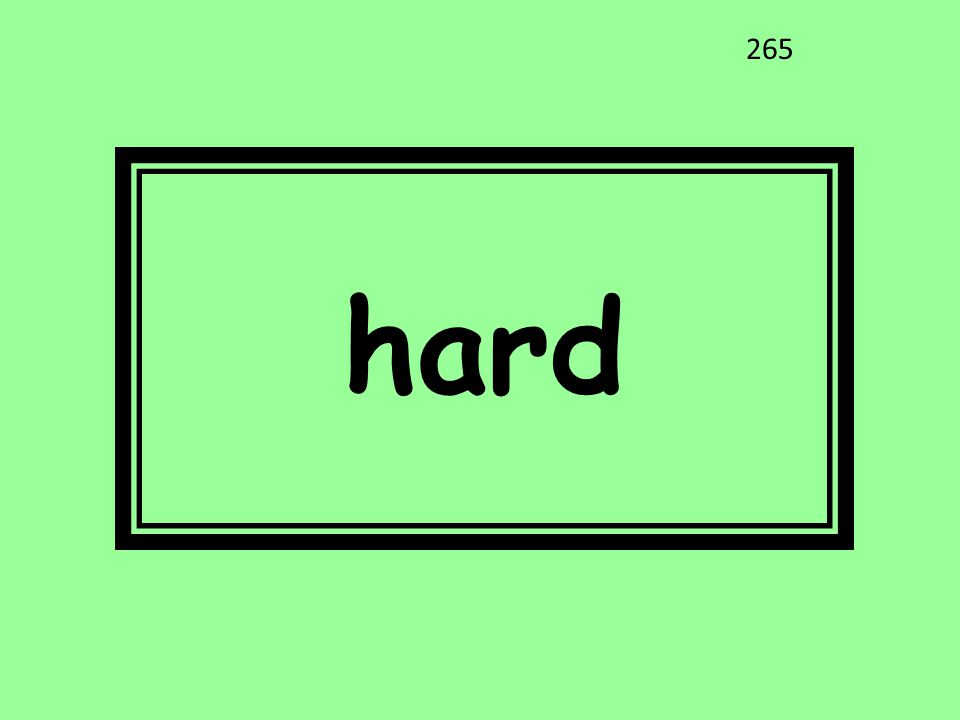 hard 265