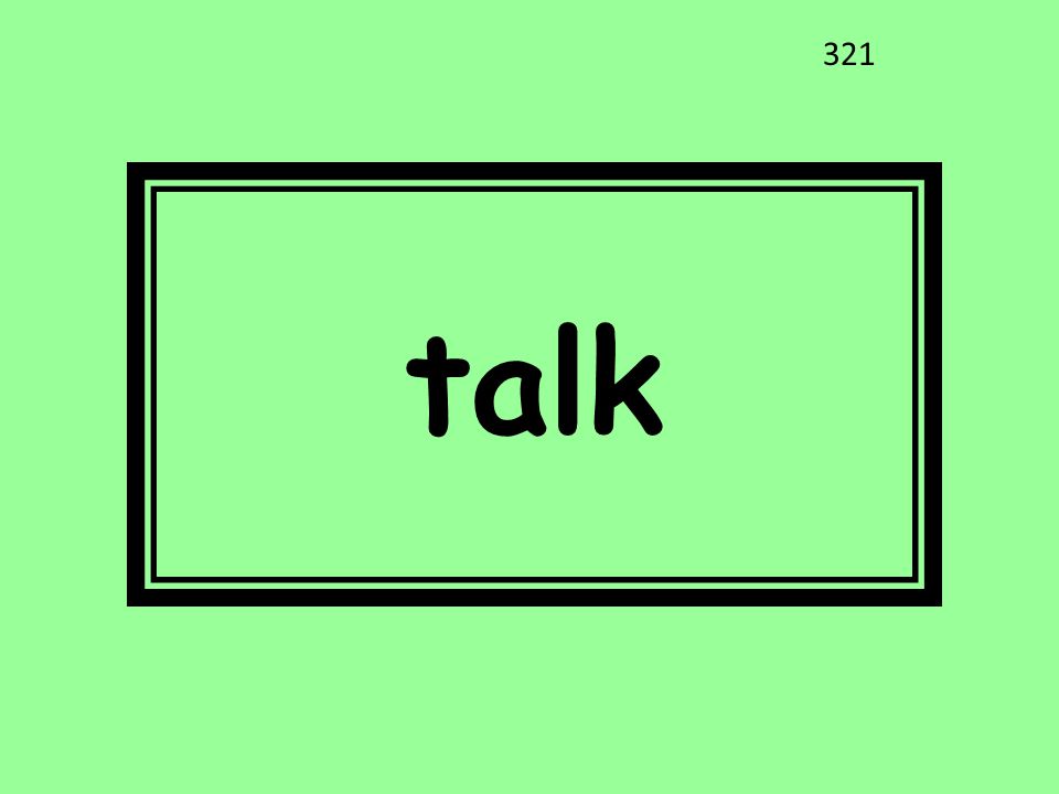 talk 321