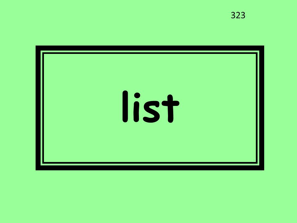 list 323